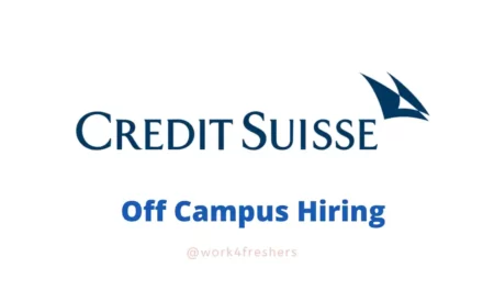 Credit Suisse Recruitment 2023 | C++ Developer  | Apply Now