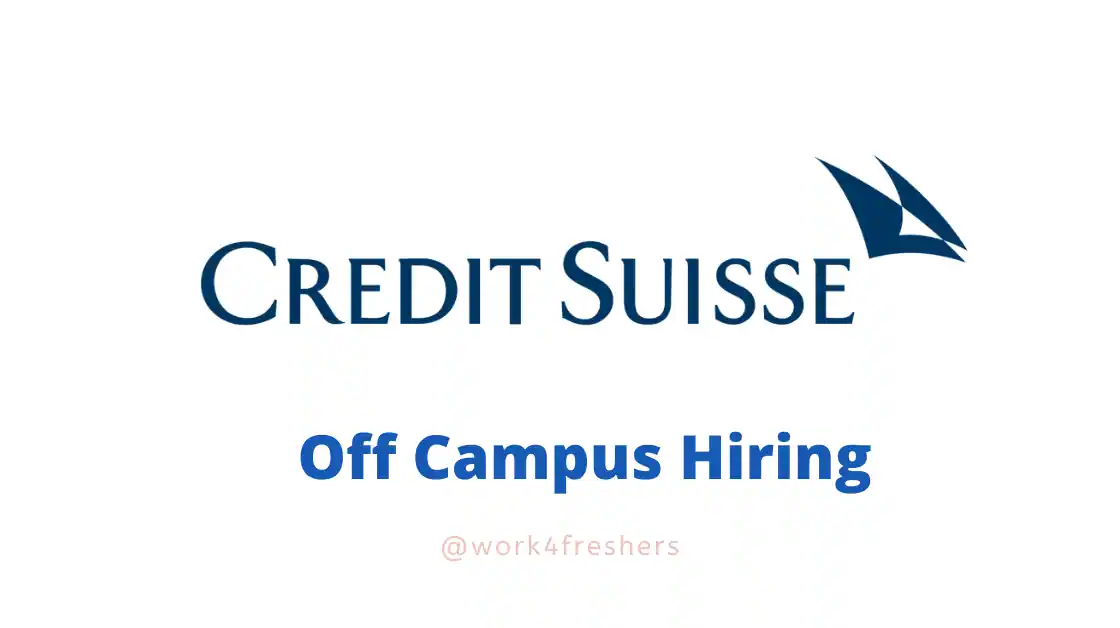 Credit Suisse Recruitment 2023 | C++ Developer  | Apply Now