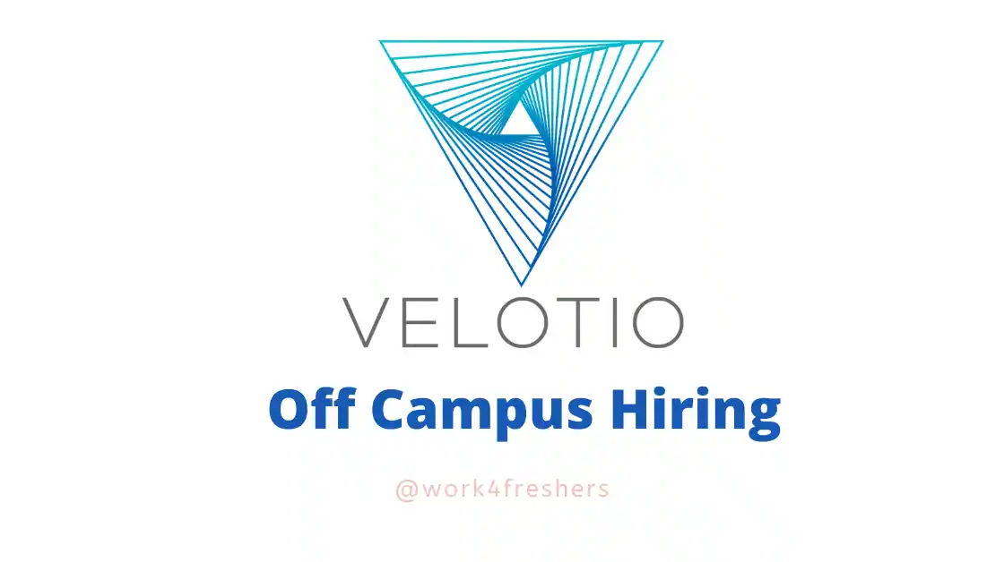 Velotio Recruitment for Work from Home | Apply Here!