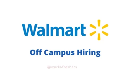 Walmart Off Campus 2024 For Grad Intern | Bangalore