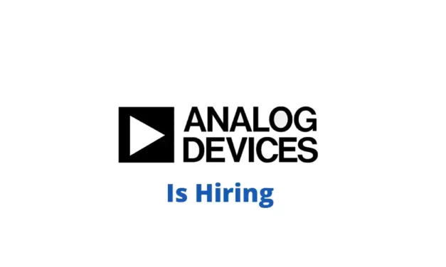 Analog Devices Off Campus 2025 | Design Verification Engineer | Apply Now!