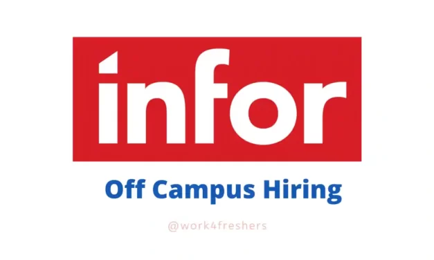 Infor Off Campus 2023 Hiring Dot Net developer |Apply Now!