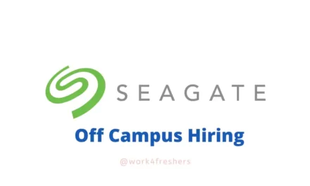 Seagate Off Campus 2023 |Engineer I |Any Graduate |Apply Now!