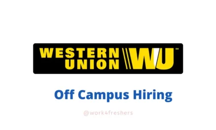 Western Union Off Campus For Trainee Associate | Pune | Apply Now