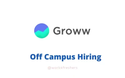 Groww Off Campus 2024 Hiring For Video Editing Internship | Apply Now