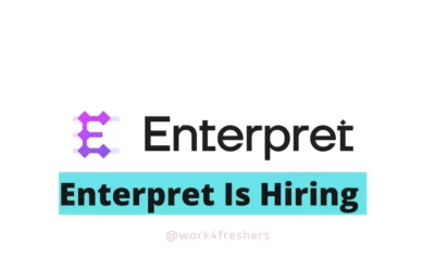 Enterpret Recruitment |Work From Home |Apply Now!!