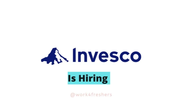 Invesco Freshers Recruitment 2024: Hiring candidates for Graduate Software Engineer Trainee