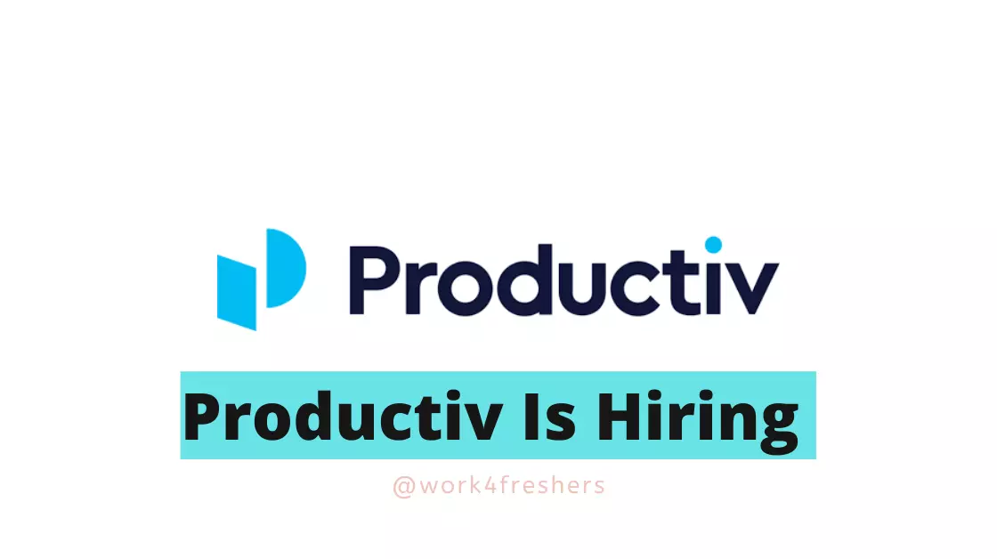 Productiv Is Hiring Software Engineer Intern |Apply Now!