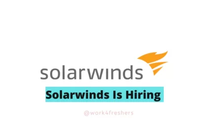 SolarWinds Off-Campus 2023 |Intern |Apply Now!