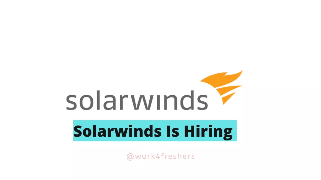 SolarWinds Off-Campus 2023 |Intern |Apply Now!