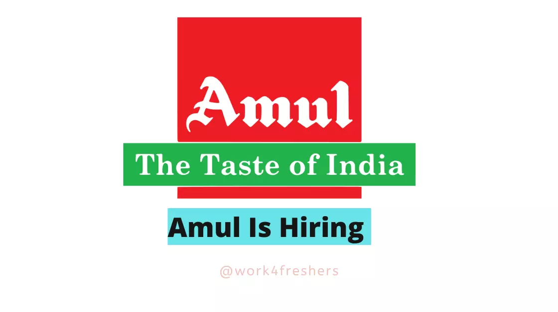 Amul is hiring Account Assistant |Bangalore |Apply Now!