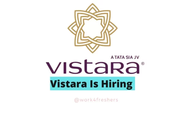 Vistara Airlines is Hiring Payroll Executives |Apply Now!!