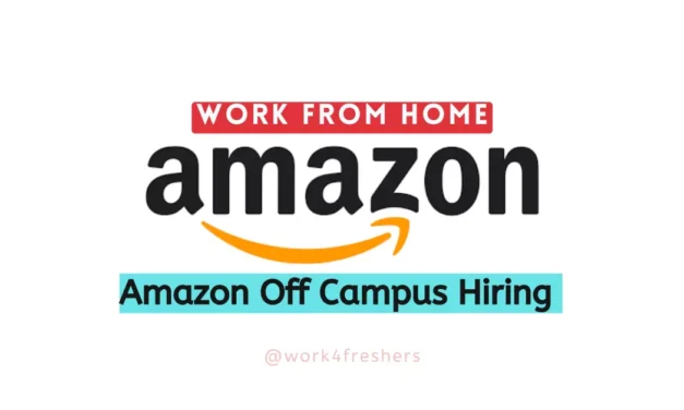 Amazon Work From Home Job 2023 |Any Graduate | Direct Link