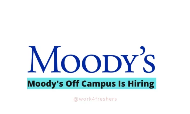 Moodys Off Campus Drive for Associates |Apply Now!