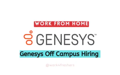 Genesys Hiring Fresher For Intern | Latest Update