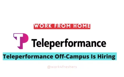 Teleperformance Hiring Work From Home |Apply Now!