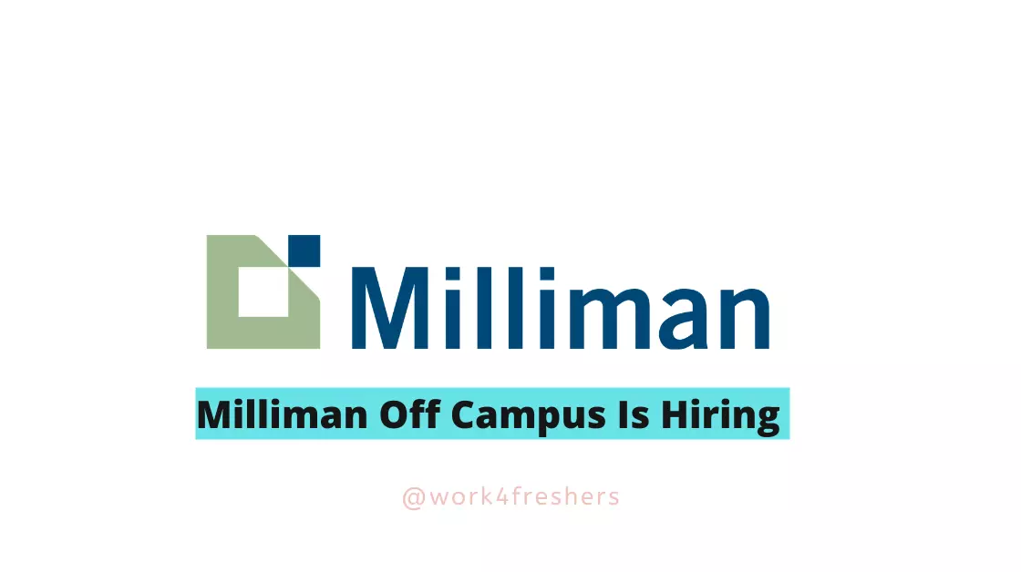 Milliman Off Campus Drive 2024 for Software Engineer Trainee |Apply Now!