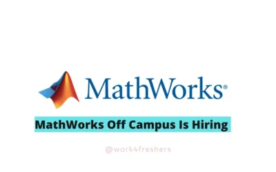 MathWorks Off Campus 2023 |Intern |Apply Now!