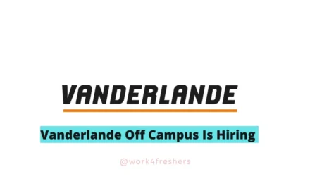 Vanderlande Off Campus 2023 |HR Officer |Apply Now!