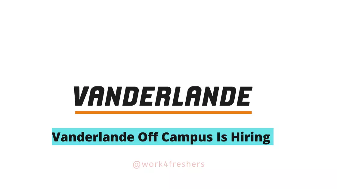 Vanderlande Off Campus 2023 |HR Officer |Apply Now!