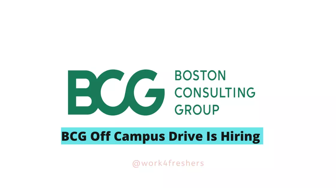 BCG is hiring for the role of Research Associate
