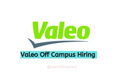 Valeo Off Campus Drive 2025 | Internship | Apply Now!