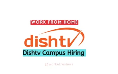 Work From Home Part -Time Job |Dishtv Off Campus 2023 |Apply Now!