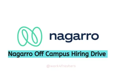 Nagarro Off Campus 2024 | Work From Home Apply Now!