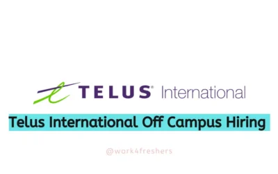 Work From Home Job |Telus International 2023 |Fresher |Apply Now