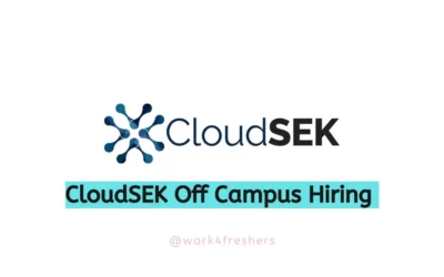 CloudSEK Off Campus 2024 | Backend Intern | Apply Now!