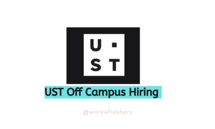UST Off CampusOff Campus 2023 Hiring Freshers for Data Analyst |Apply Now!
