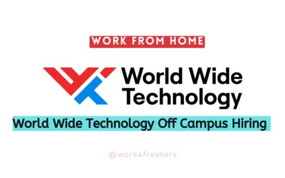 World Wide Technology Hiring Work From Home Job |Apply Now!