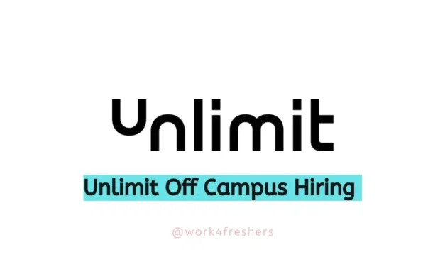 Unlimit Off Campus 2023 |Frontend web Developer |Apply Now!
