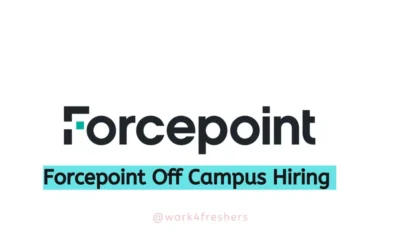Forcepoint Off Campus 2023 |Internship |Apply Link!