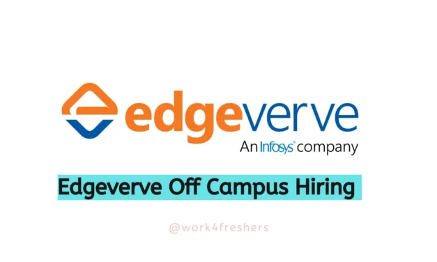 EdgeVerve is hiring for Systems Engineer | BE/ BTech can apply