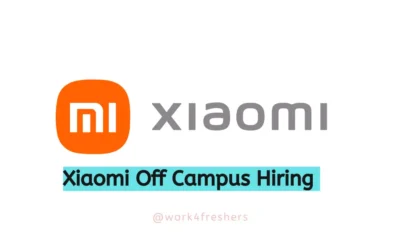 Xiaomi Off Campus hiring for Internship |Apply Now!