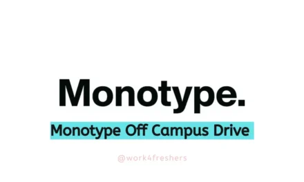 Monotype Off Campus Hiring For Market Intelligence Trainee |Apply Now!