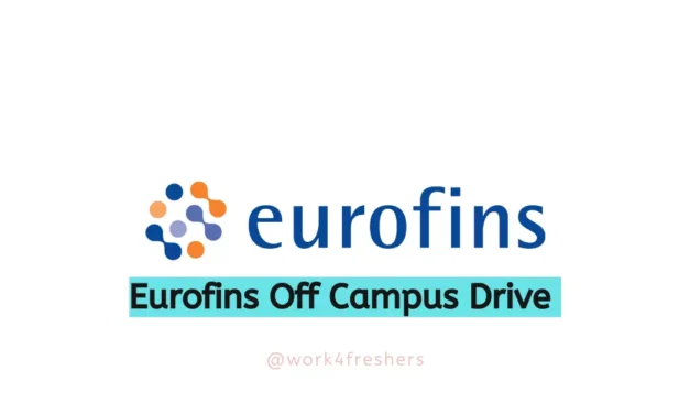 Eurofins Scientific Looking For Test Engineer |Bangalore |Apply Now!