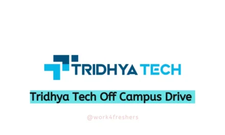 Tridhya Tech Off Campus 2023 Support Engineer |Apply Now!