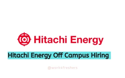 Hitachi Energy Off Campus hiring For Internship |Go Apply Now!