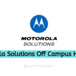 Motorola Off Campus 2023 |Software Engineer |Latest Job Update
