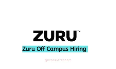 Zuru Off Campus Drive 2023 | C++ developer |Apply Now
