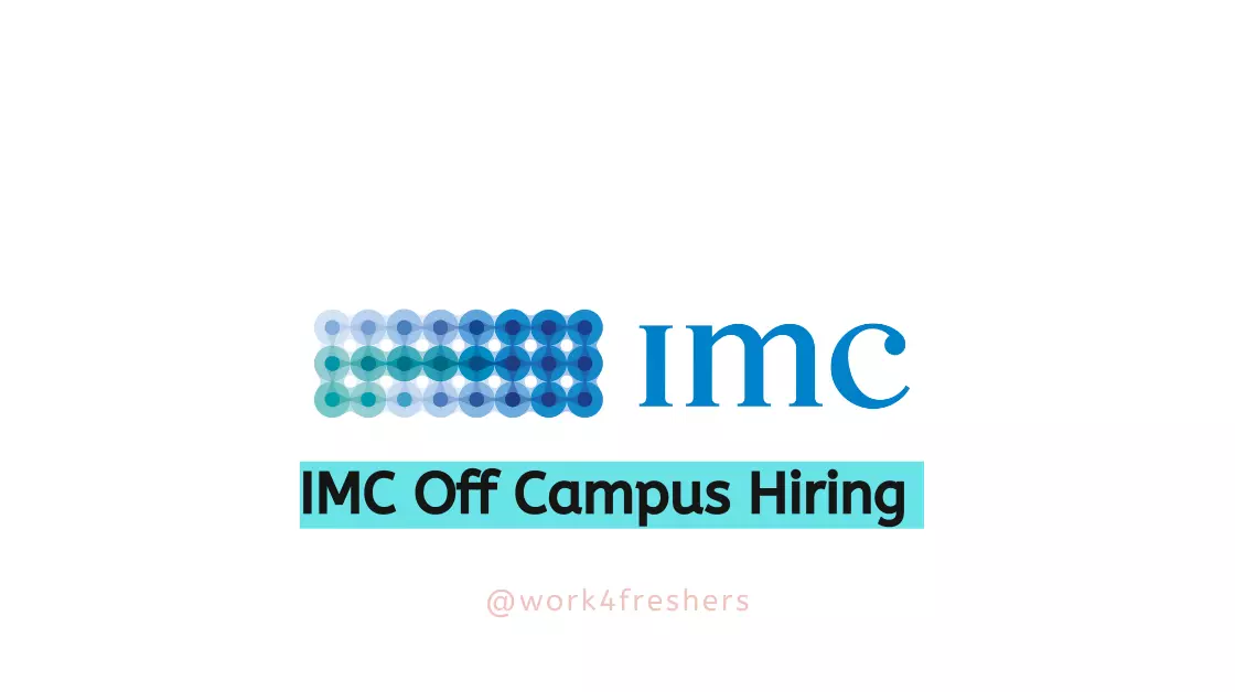 IMC Off Campus 2023 Hiring Graduate Software Engineer |Apply Now!
