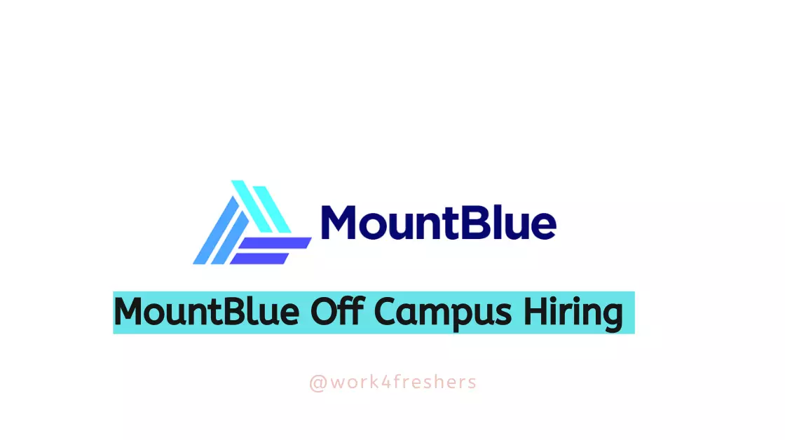 MountBlue Off Campus Hiring Software Development Engineer |Apply Now
