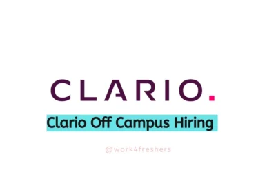 Clario Off Campus 2023 |Contract Associate |Apply Now!