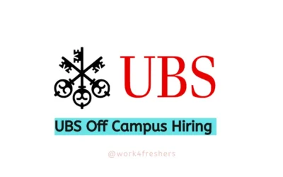 UBS Off Campus Drive 2024 | Internship | Apply Now!