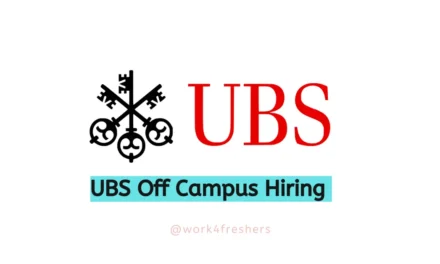 UBS Off Campus 2024 | Data Management Analyst | Apply Now!