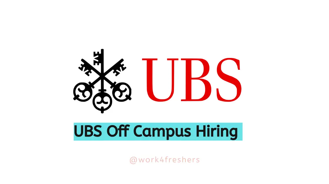 UBS Off Campus 2023 |Software Engineer |Apply Now!