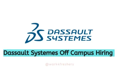 Dassault Systemes Hiring For Intern Post | Apply Now!