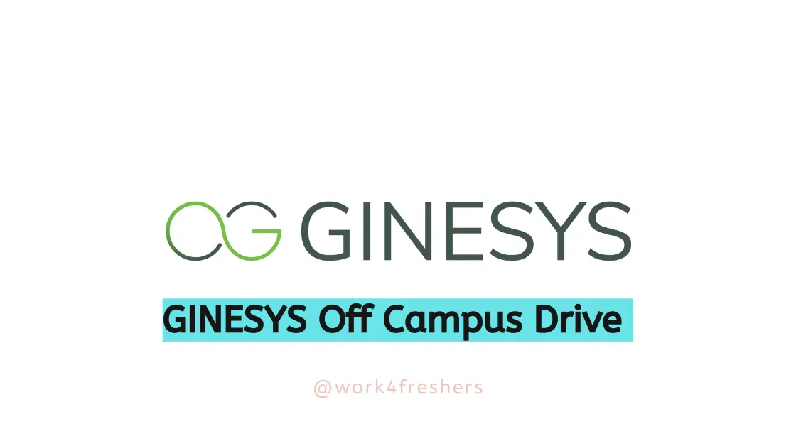 Ginesys One Off Campus Hiring For Sales Trainee |Apply Now!